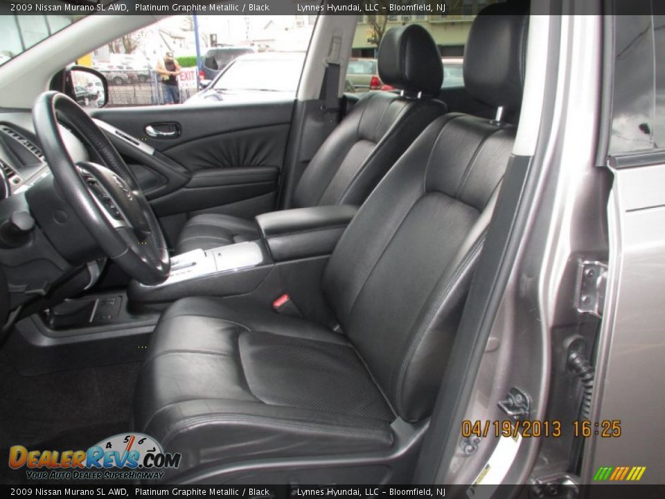 2009 Nissan Murano SL AWD Platinum Graphite Metallic / Black Photo #8