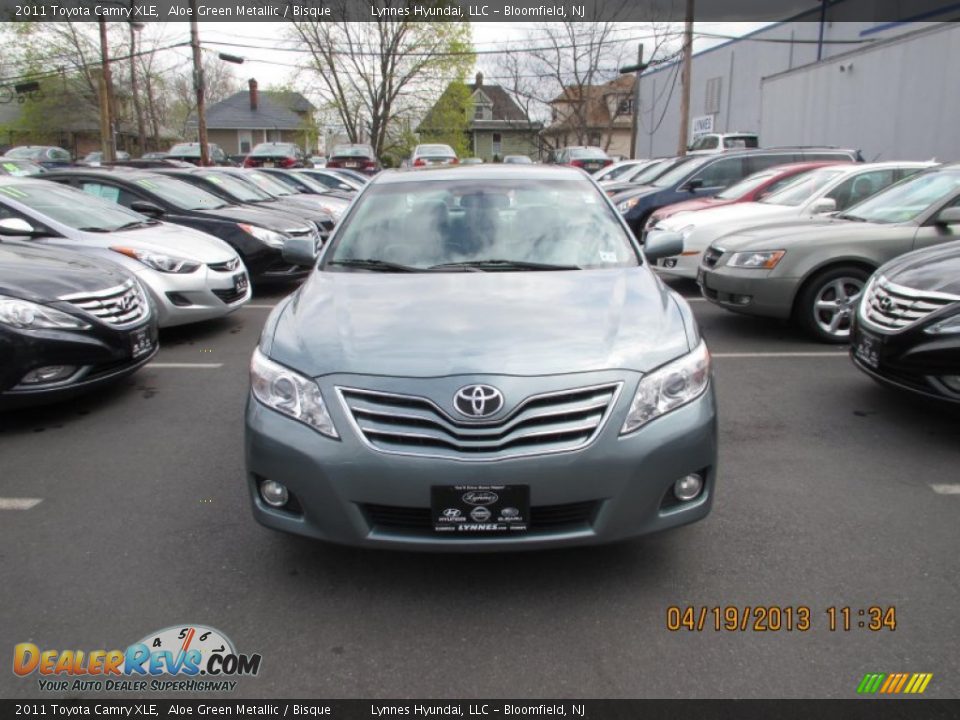 2011 Toyota Camry XLE Aloe Green Metallic / Bisque Photo #1