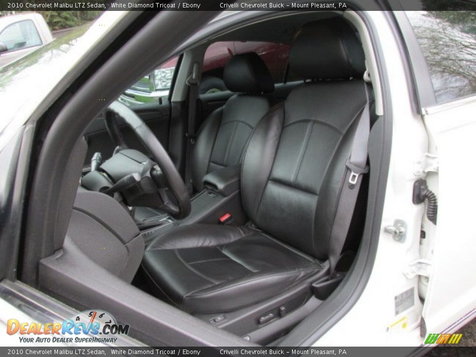 2010 Chevrolet Malibu LTZ Sedan White Diamond Tricoat / Ebony Photo #13
