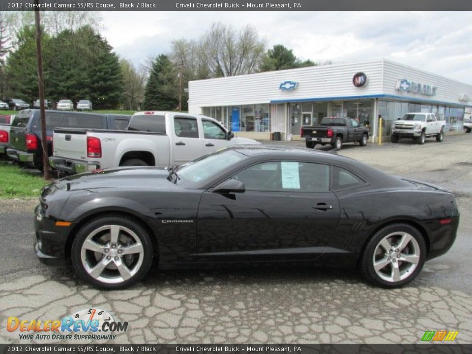 2012 Chevrolet Camaro SS/RS Coupe Black / Black Photo #2