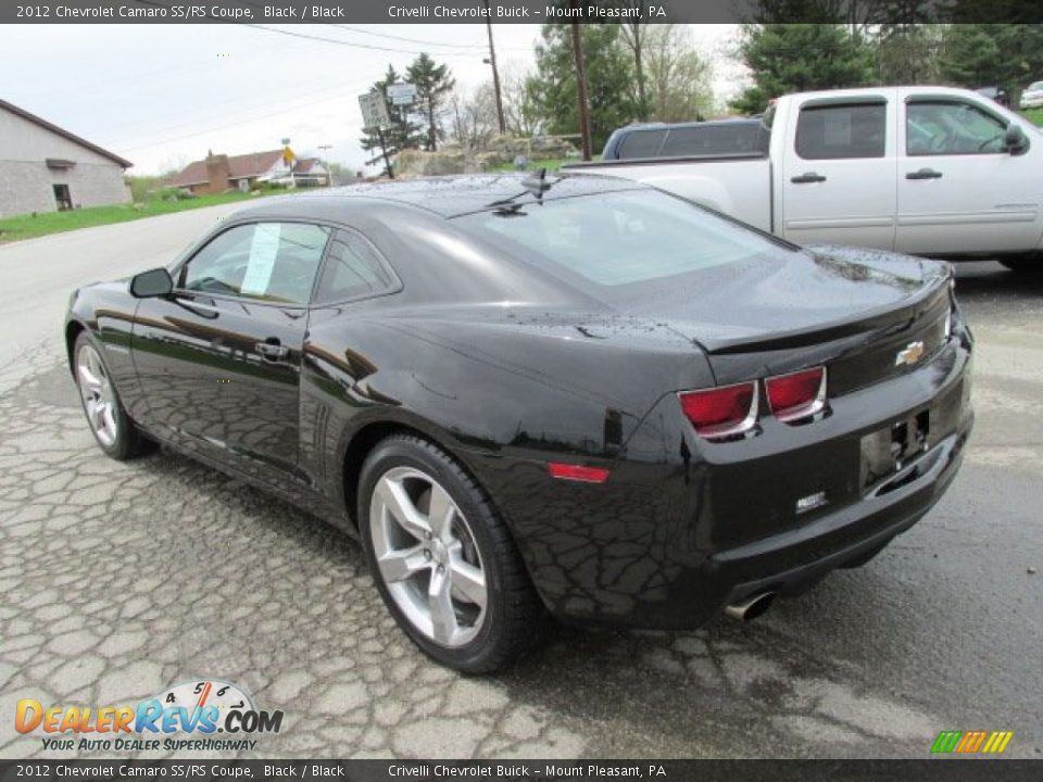 2012 Chevrolet Camaro SS/RS Coupe Black / Black Photo #4