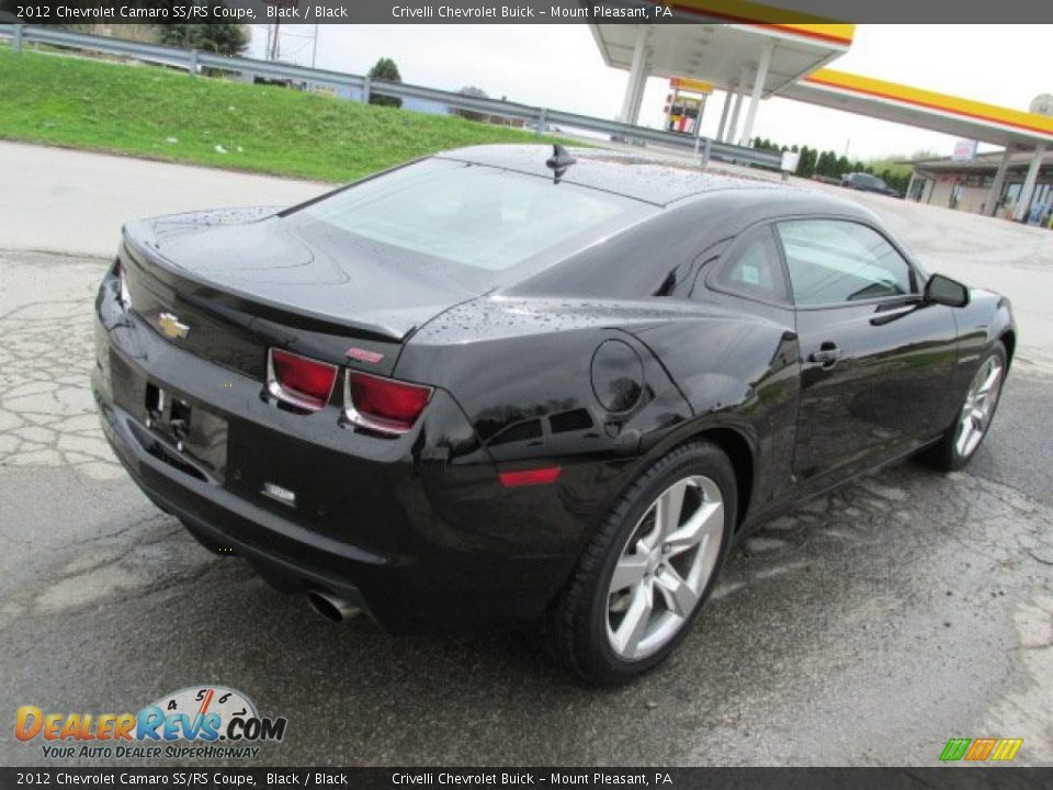 2012 Chevrolet Camaro SS/RS Coupe Black / Black Photo #7