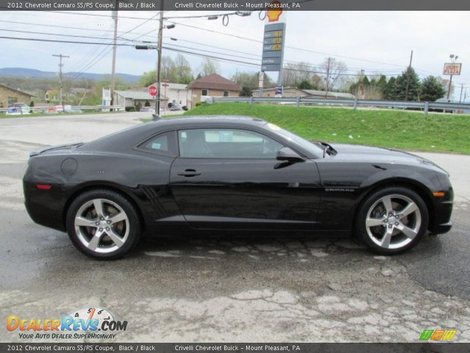 2012 Chevrolet Camaro SS/RS Coupe Black / Black Photo #8