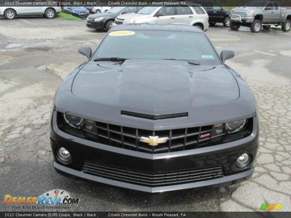 2012 Chevrolet Camaro SS/RS Coupe Black / Black Photo #9