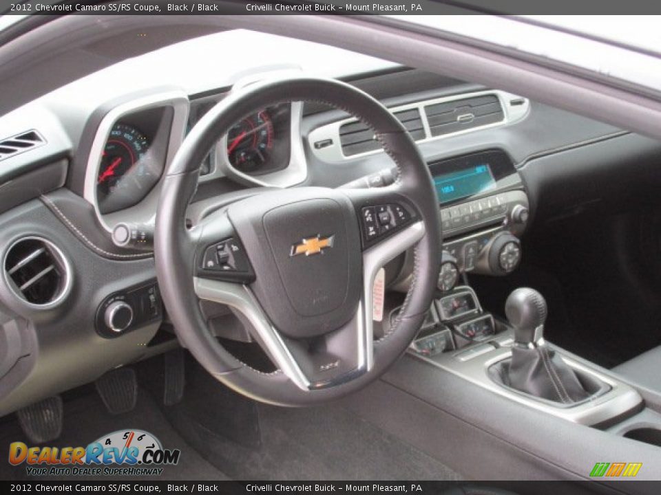 2012 Chevrolet Camaro SS/RS Coupe Black / Black Photo #18