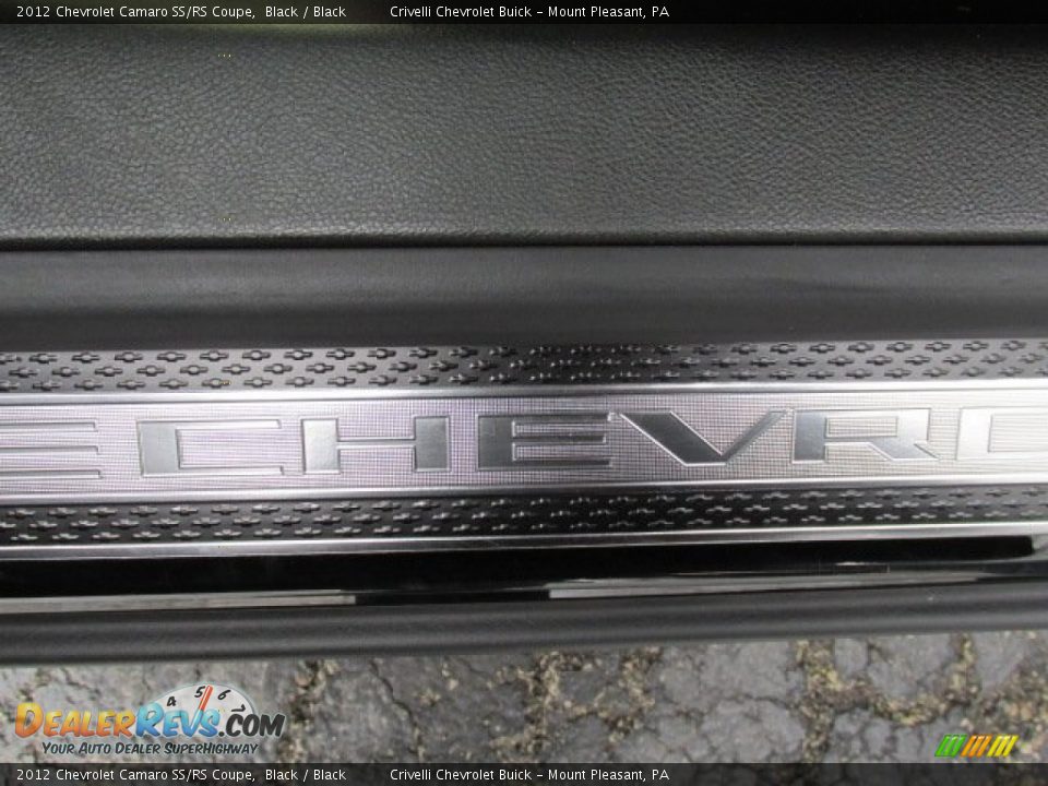 2012 Chevrolet Camaro SS/RS Coupe Black / Black Photo #22