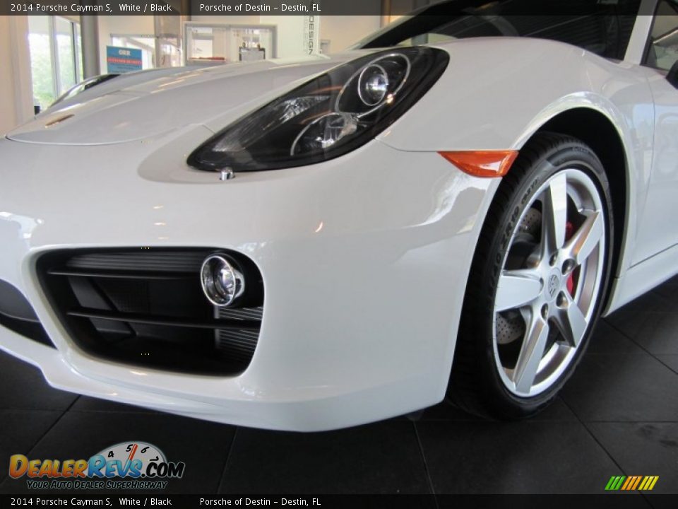 2014 Porsche Cayman S White / Black Photo #4