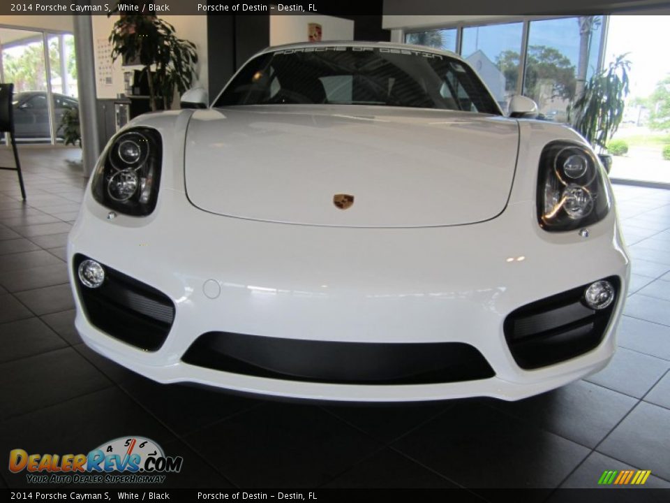 2014 Porsche Cayman S White / Black Photo #5
