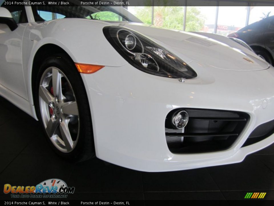 2014 Porsche Cayman S White / Black Photo #6
