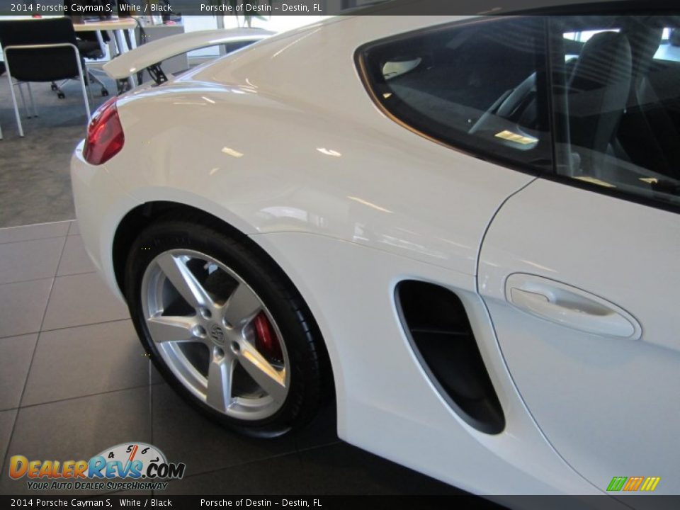 2014 Porsche Cayman S White / Black Photo #13