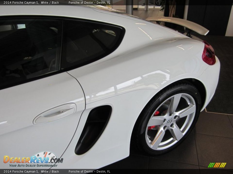 2014 Porsche Cayman S White / Black Photo #14