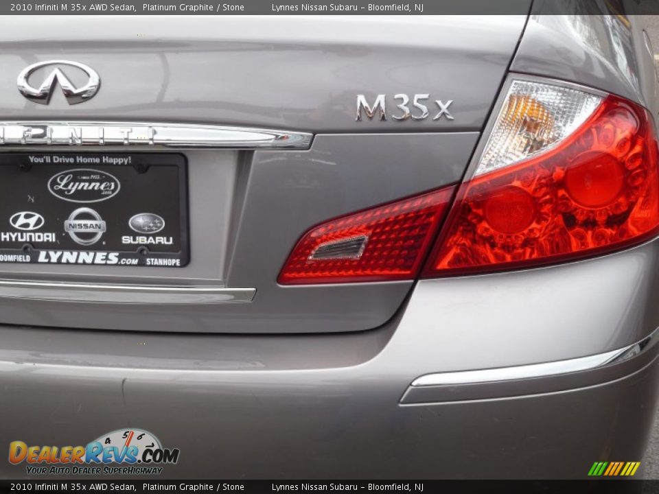 2010 Infiniti M 35x AWD Sedan Platinum Graphite / Stone Photo #6