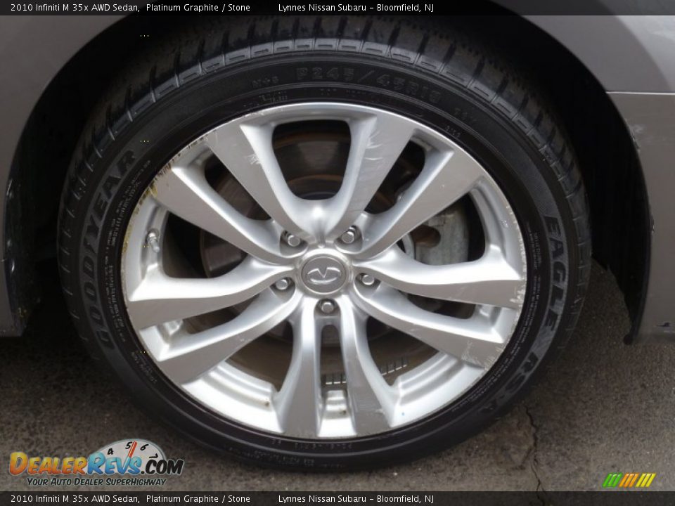 2010 Infiniti M 35x AWD Sedan Platinum Graphite / Stone Photo #8