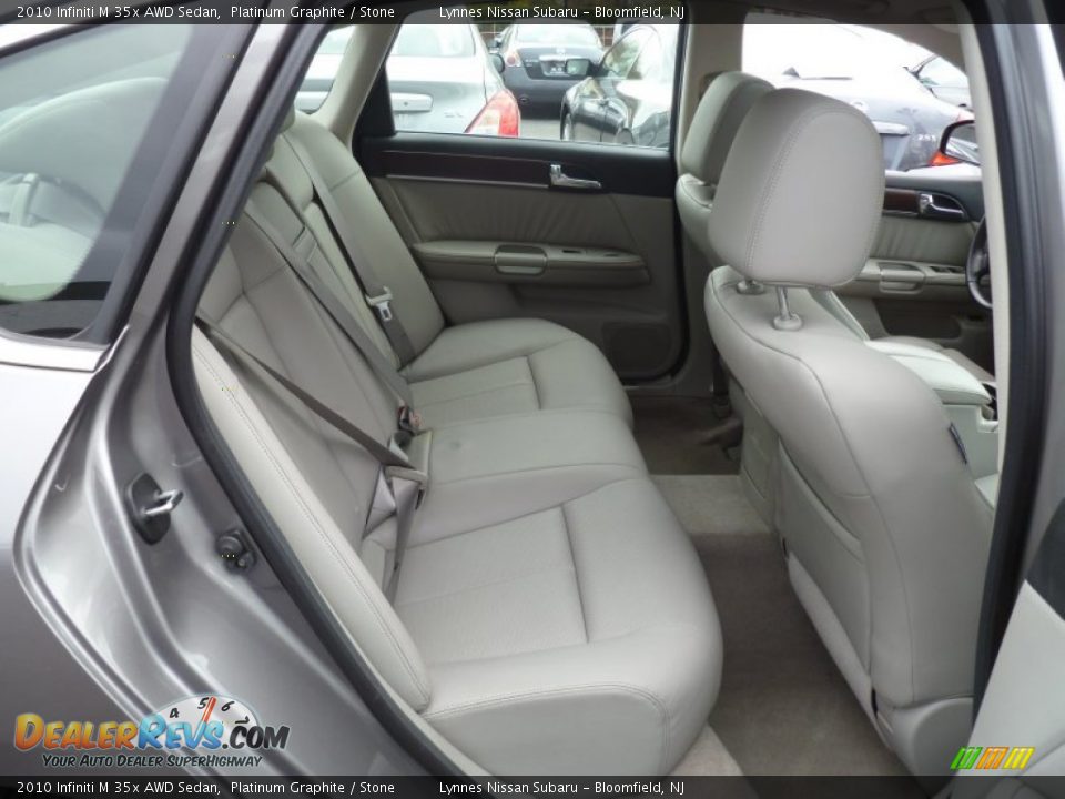2010 Infiniti M 35x AWD Sedan Platinum Graphite / Stone Photo #11