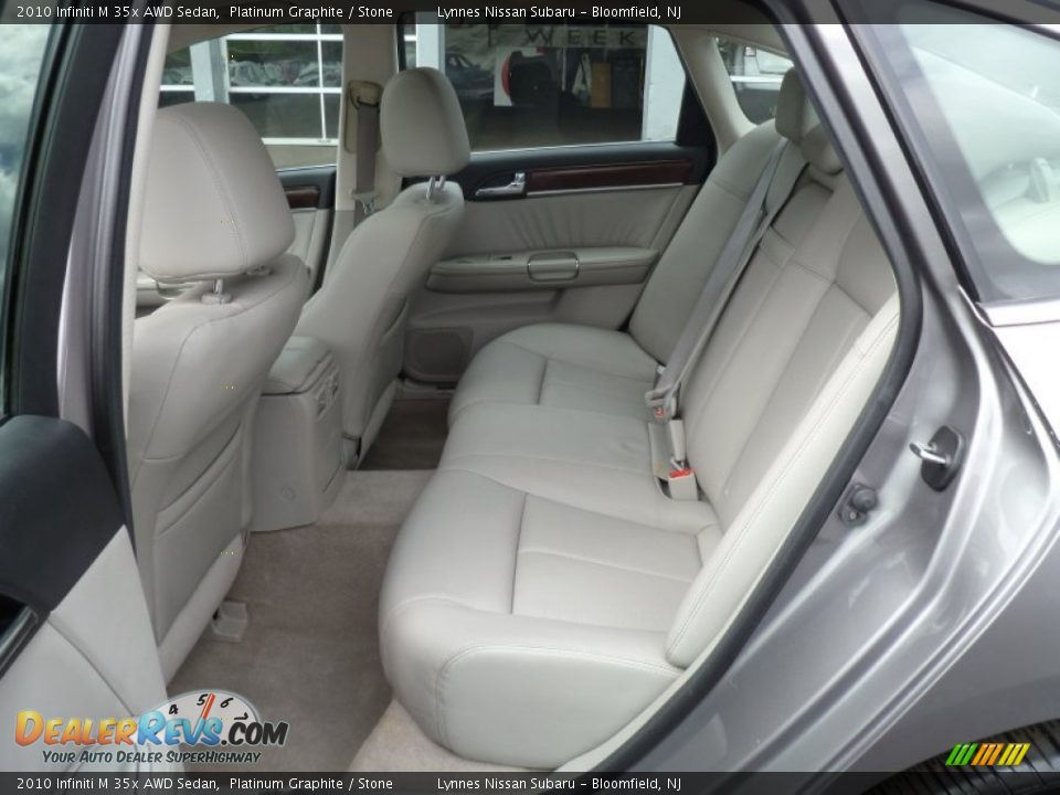 2010 Infiniti M 35x AWD Sedan Platinum Graphite / Stone Photo #14