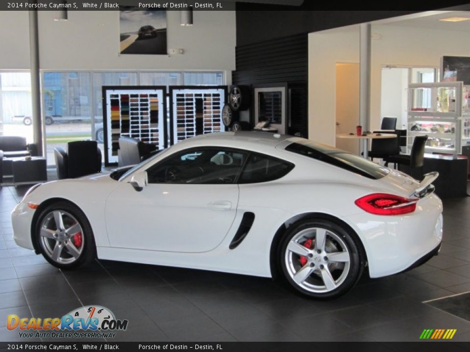 2014 Porsche Cayman S White / Black Photo #29