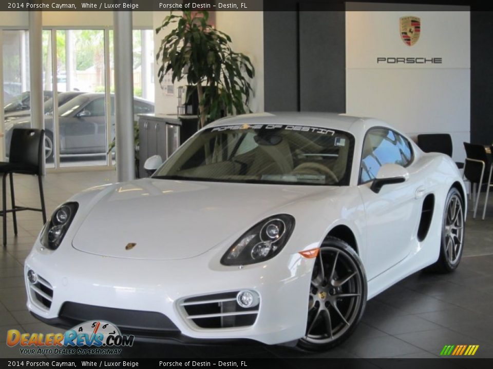 Front 3/4 View of 2014 Porsche Cayman  Photo #1