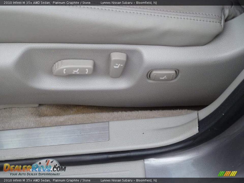 2010 Infiniti M 35x AWD Sedan Platinum Graphite / Stone Photo #19