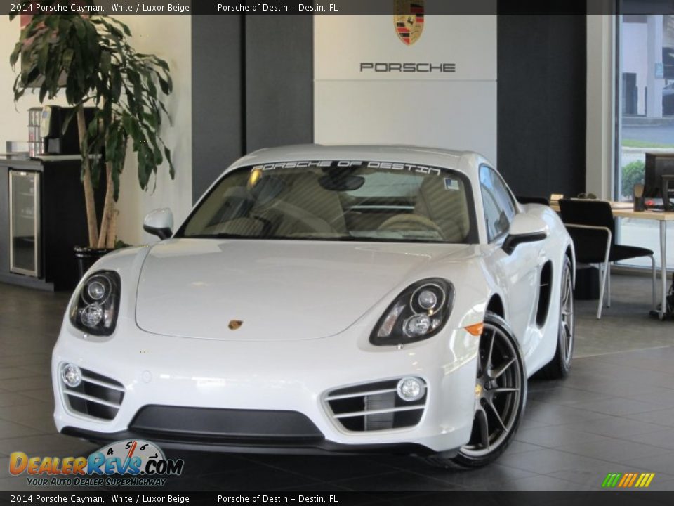 White 2014 Porsche Cayman  Photo #2