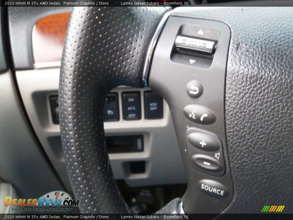 2010 Infiniti M 35x AWD Sedan Platinum Graphite / Stone Photo #20