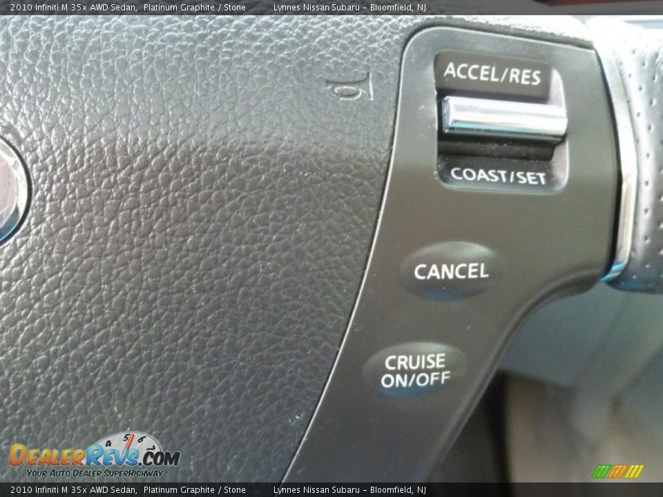 2010 Infiniti M 35x AWD Sedan Platinum Graphite / Stone Photo #21