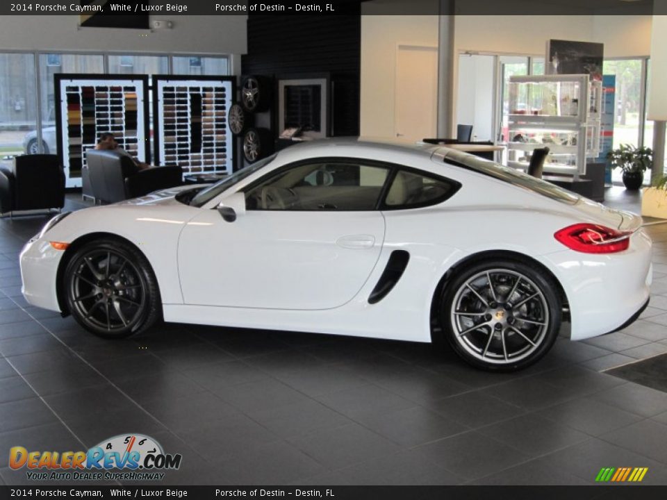White 2014 Porsche Cayman  Photo #11