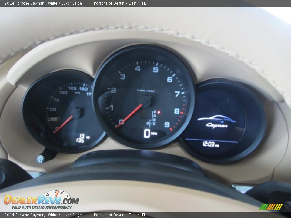 2014 Porsche Cayman  Gauges Photo #27