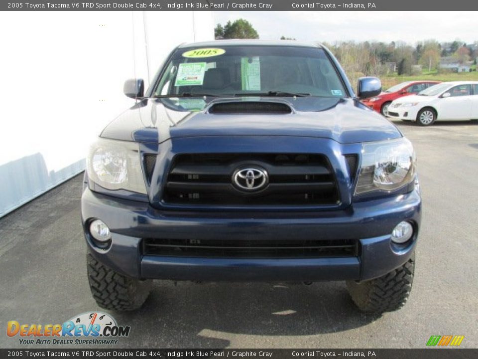 2005 Toyota Tacoma V6 TRD Sport Double Cab 4x4 Indigo Ink Blue Pearl / Graphite Gray Photo #5