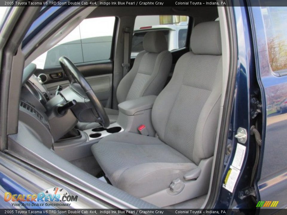 Graphite Gray Interior - 2005 Toyota Tacoma V6 TRD Sport Double Cab 4x4 Photo #11