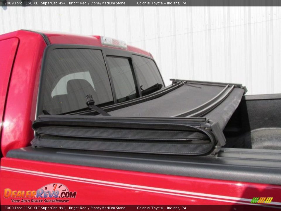 2009 Ford F150 XLT SuperCab 4x4 Bright Red / Stone/Medium Stone Photo #7