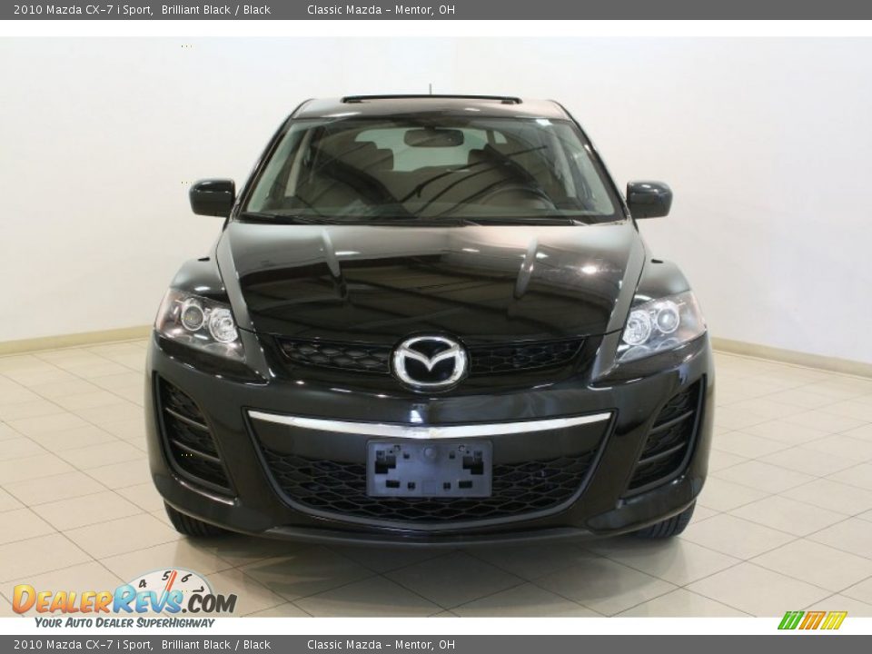 2010 Mazda CX-7 i Sport Brilliant Black / Black Photo #2