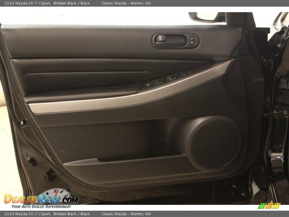 2010 Mazda CX-7 i Sport Brilliant Black / Black Photo #4