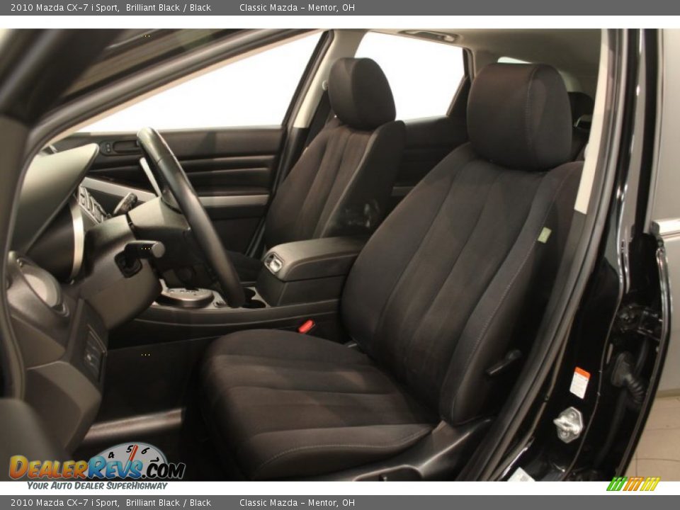 Black Interior - 2010 Mazda CX-7 i Sport Photo #5