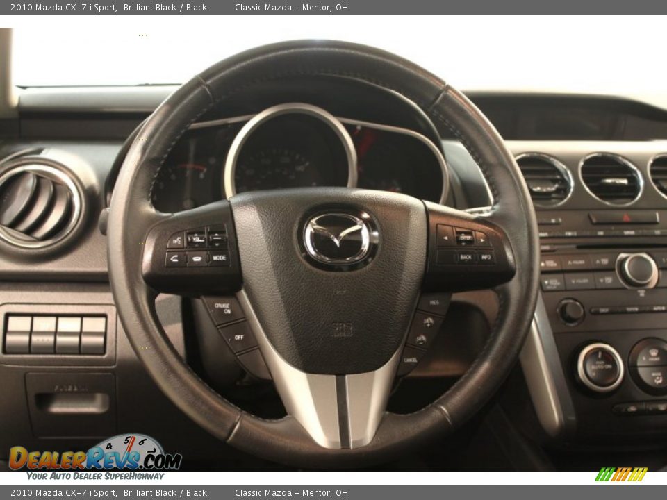 2010 Mazda CX-7 i Sport Steering Wheel Photo #6