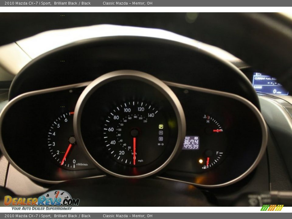 2010 Mazda CX-7 i Sport Gauges Photo #8