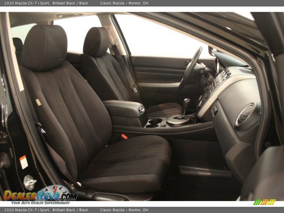 2010 Mazda CX-7 i Sport Brilliant Black / Black Photo #12