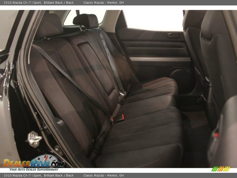2010 Mazda CX-7 i Sport Brilliant Black / Black Photo #13