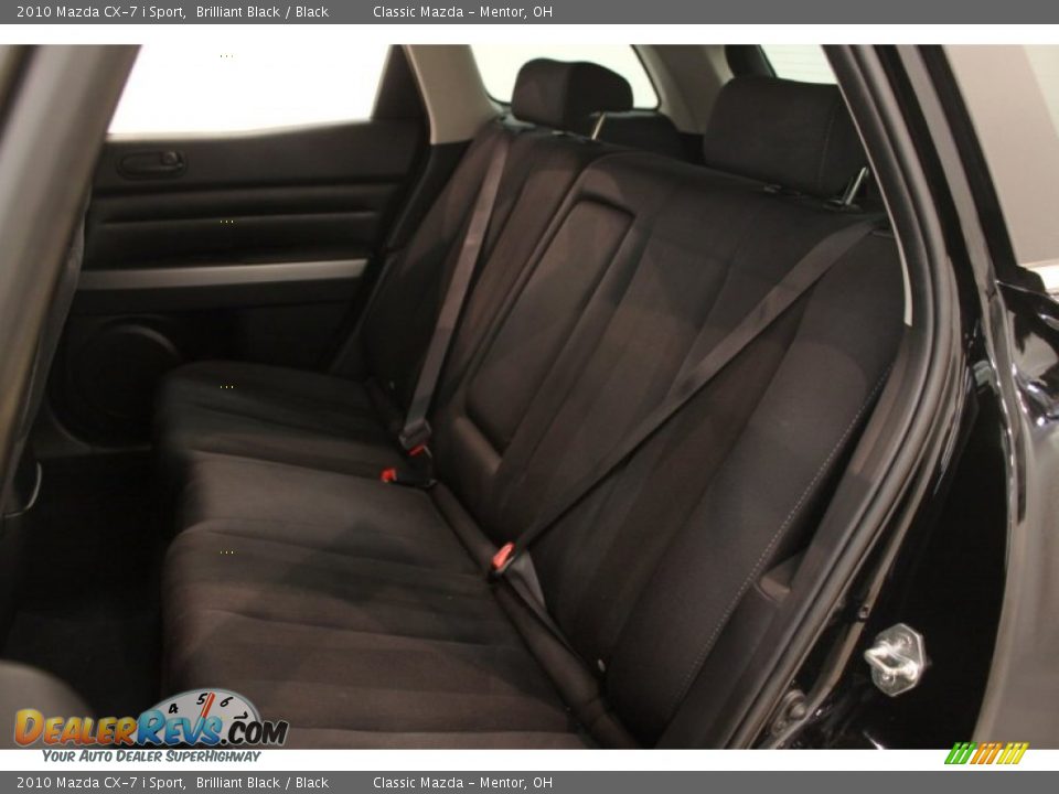 2010 Mazda CX-7 i Sport Brilliant Black / Black Photo #14