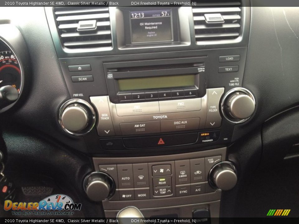 2010 Toyota Highlander SE 4WD Classic Silver Metallic / Black Photo #19