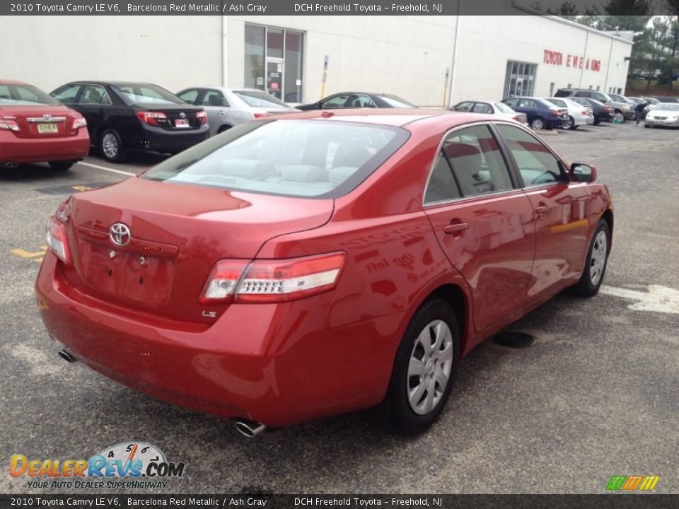 2010 Toyota Camry LE V6 Barcelona Red Metallic / Ash Gray Photo #6