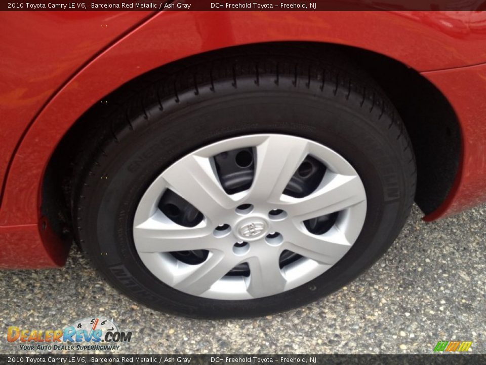 2010 Toyota Camry LE V6 Barcelona Red Metallic / Ash Gray Photo #7
