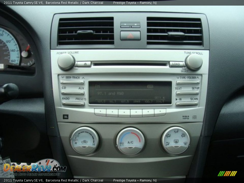 2011 Toyota Camry SE V6 Barcelona Red Metallic / Dark Charcoal Photo #11