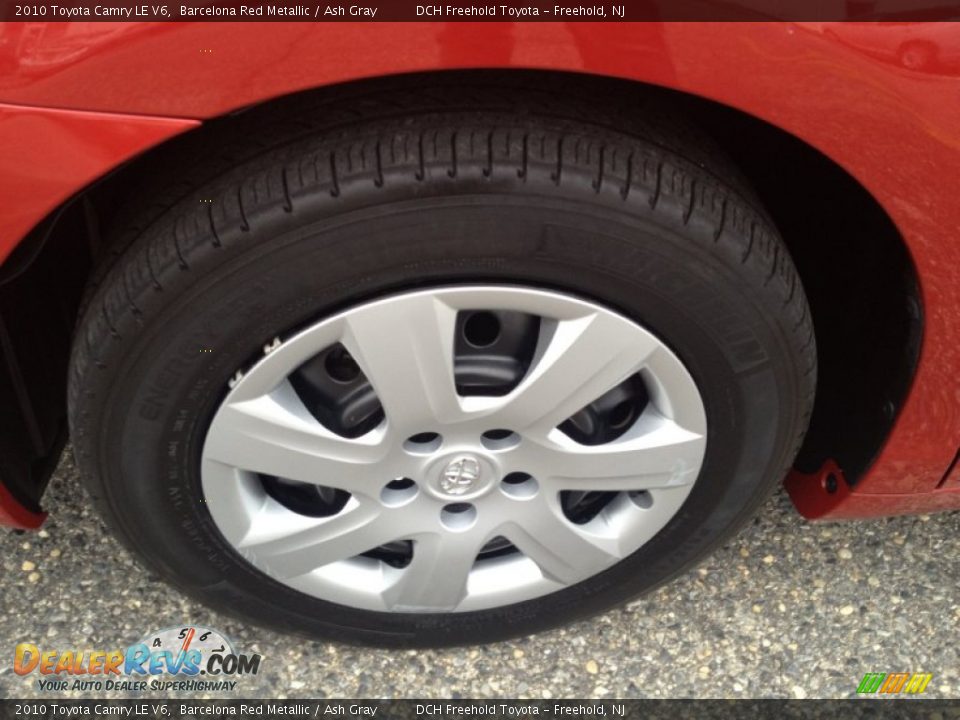 2010 Toyota Camry LE V6 Barcelona Red Metallic / Ash Gray Photo #8
