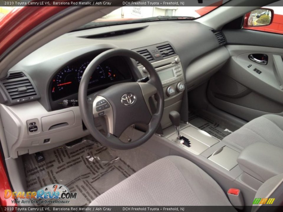 2010 Toyota Camry LE V6 Barcelona Red Metallic / Ash Gray Photo #13