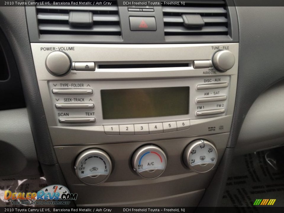2010 Toyota Camry LE V6 Barcelona Red Metallic / Ash Gray Photo #19