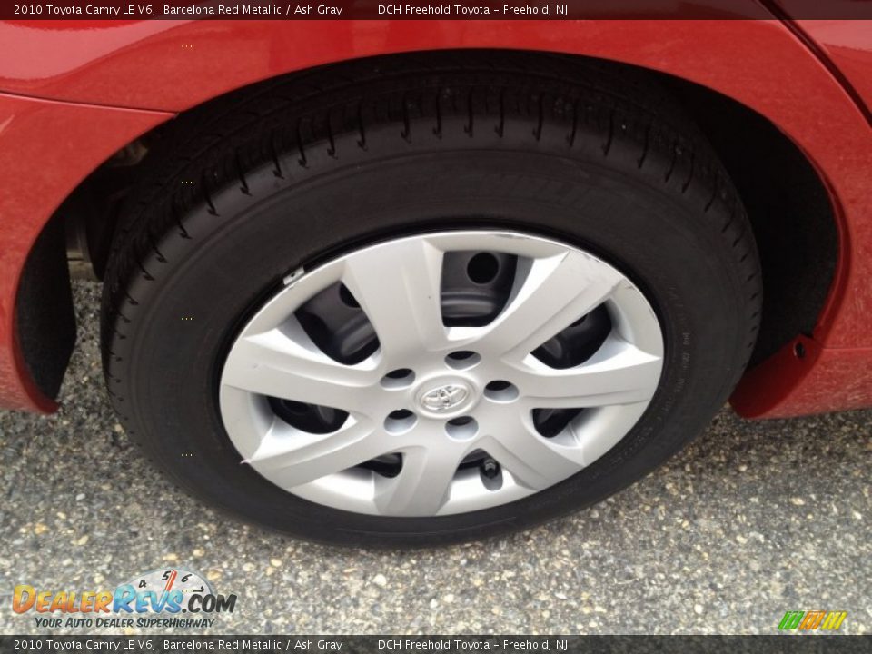 2010 Toyota Camry LE V6 Barcelona Red Metallic / Ash Gray Photo #22