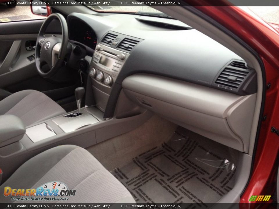 2010 Toyota Camry LE V6 Barcelona Red Metallic / Ash Gray Photo #25