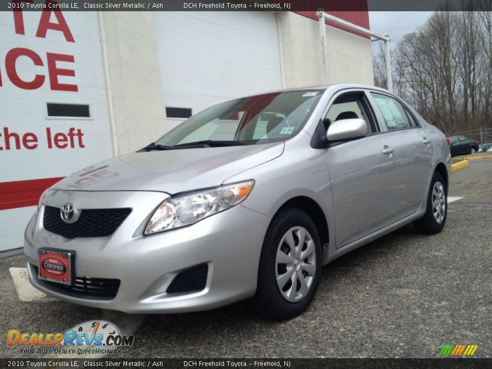 2010 Toyota Corolla LE Classic Silver Metallic / Ash Photo #1