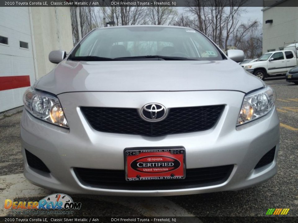 2010 Toyota Corolla LE Classic Silver Metallic / Ash Photo #2