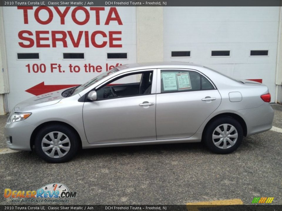 2010 Toyota Corolla LE Classic Silver Metallic / Ash Photo #3